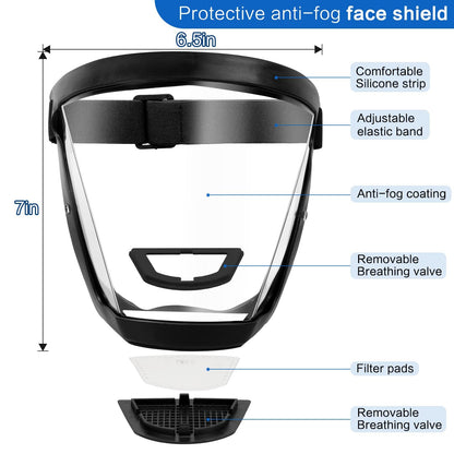Anti-fog Face Shield Protective Shield