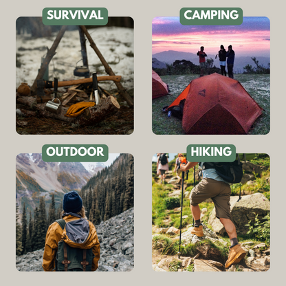 Survival Kit Emergency Bushcraft Gear Essentials Set