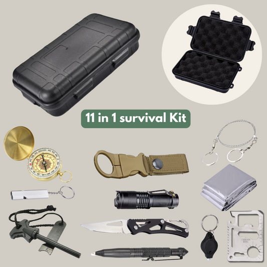 Survival Kit Emergency Bushcraft Gear Essentials Set