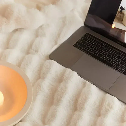 Plush Blanket Throw 50x60 Inches Soft Warm Cozy