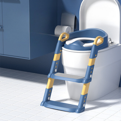 Toilet Training Seat with Ladder Step Stool
