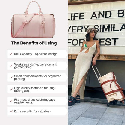 Travel Backpack Lightweight Durable Luggage for Men Women