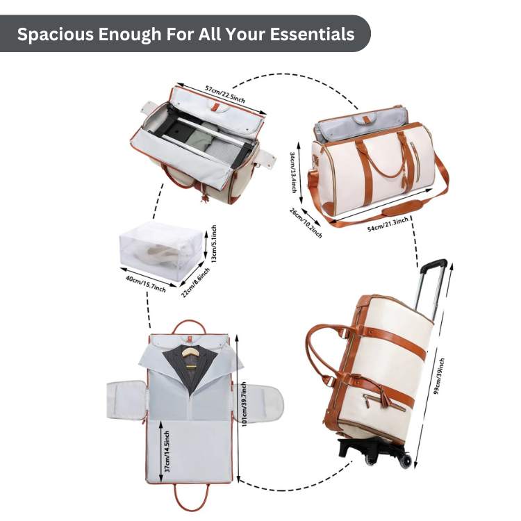 Travel Backpack Lightweight Durable Luggage for Men Women