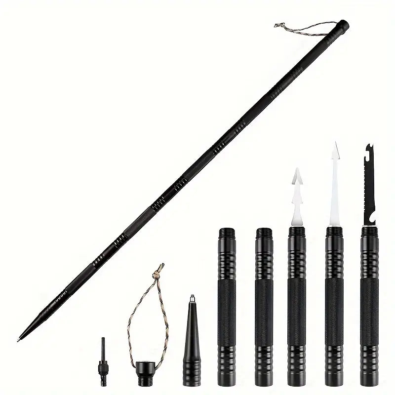 Trekking Pole Tactical Hiking Stick Multipurpose