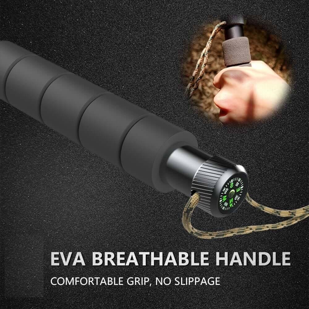 Trekking Pole Tactical Hiking Stick Multipurpose