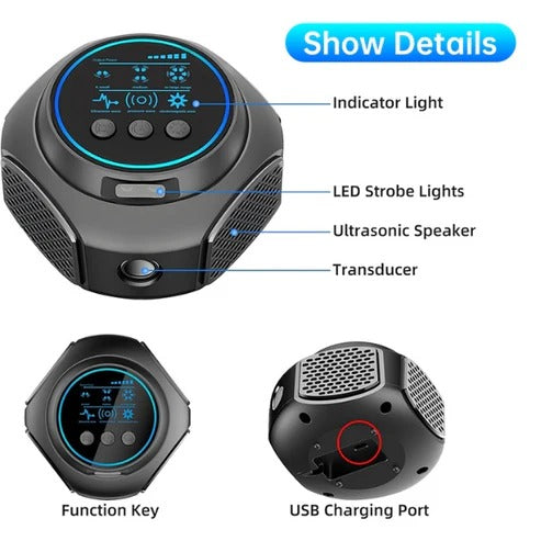 Ultrasonic Spider Repeller Device Indoor Pest Control