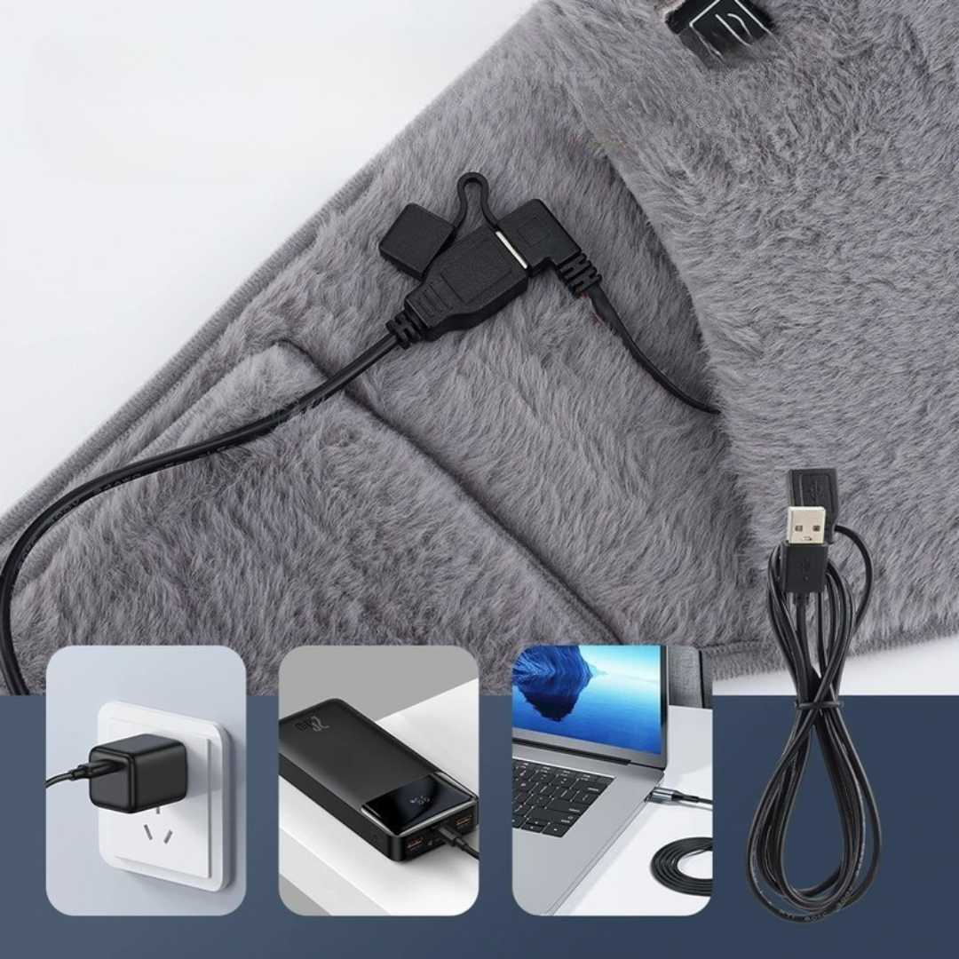 USB Electric Heating Belt Waist Warmer Device