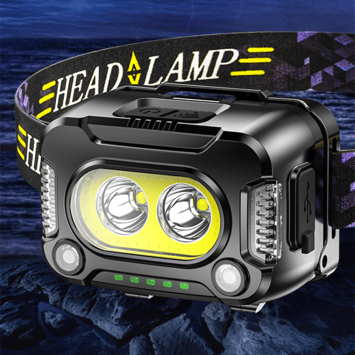 USB Rechargeable LED Headlamp Light