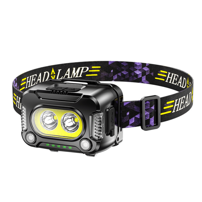 USB Rechargeable LED Headlamp Light