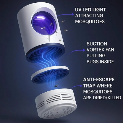 UV Light Insect Killer Lamp Electric Indoor Pest Control Device