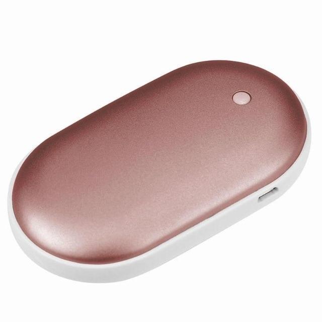Rechargeable Hand Warmer Power Bank Portable Charger Device