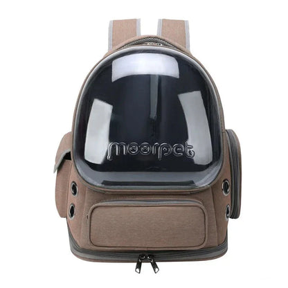 Cat Carrier Backpack Transparent Breathable Design