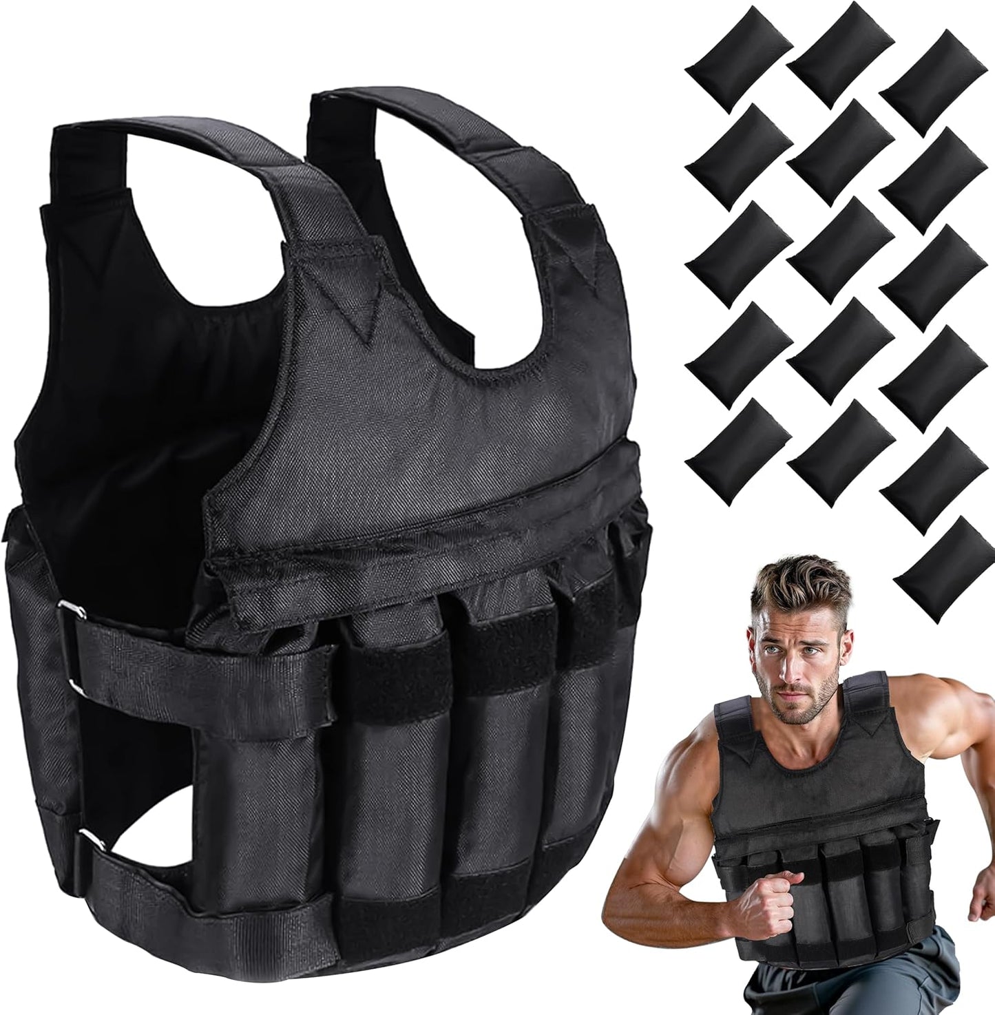 Weighted Vest for Training 5Kg 10Kg 20Kg
