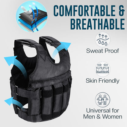 Weighted Vest for Training 5Kg 10Kg 20Kg