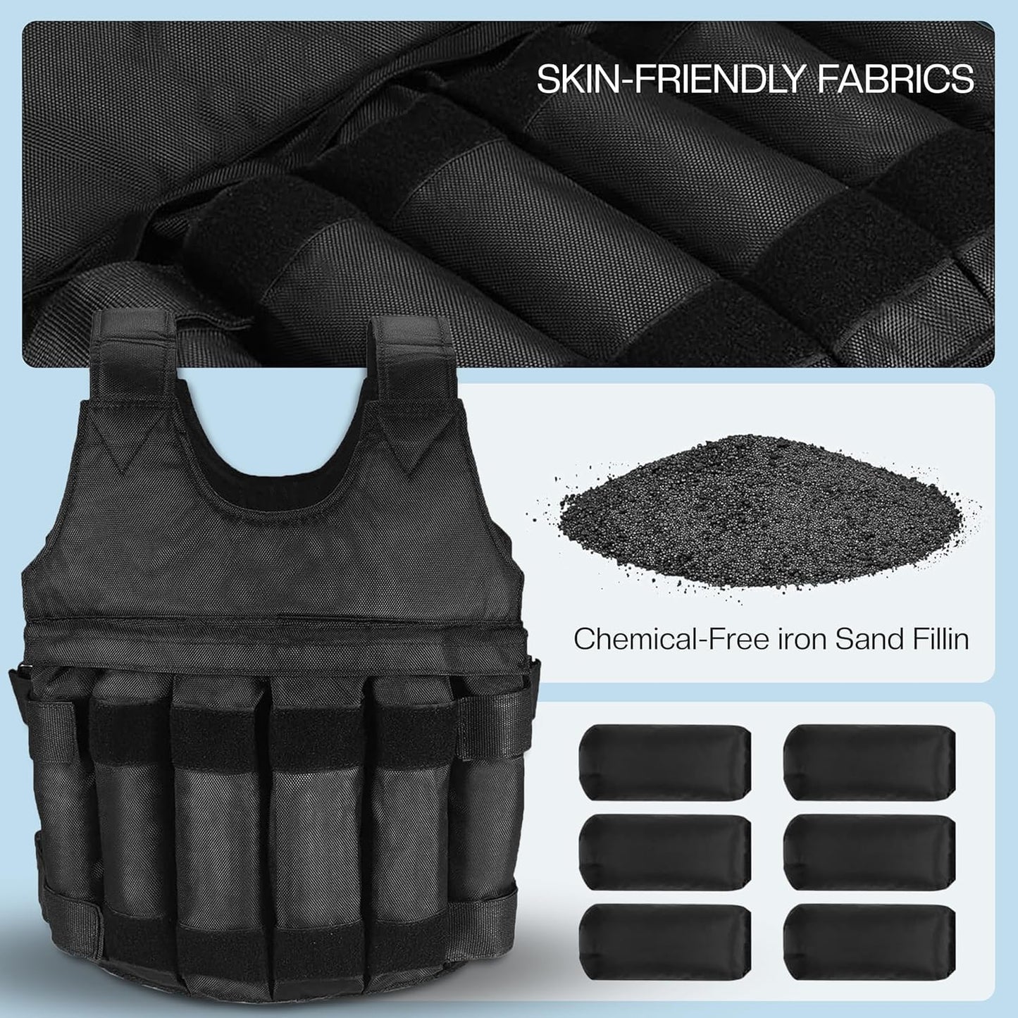 Weighted Vest for Training 5Kg 10Kg 20Kg