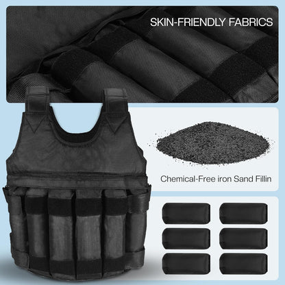 Weighted Vest for Training 5Kg 10Kg 20Kg