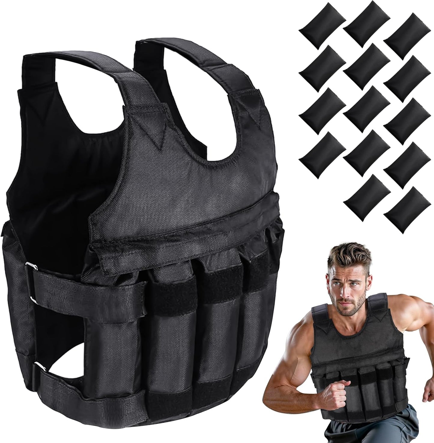 Weighted Vest for Training 5Kg 10Kg 20Kg
