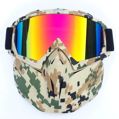 Windproof Anti-Fog Ski Goggles with Storage Box