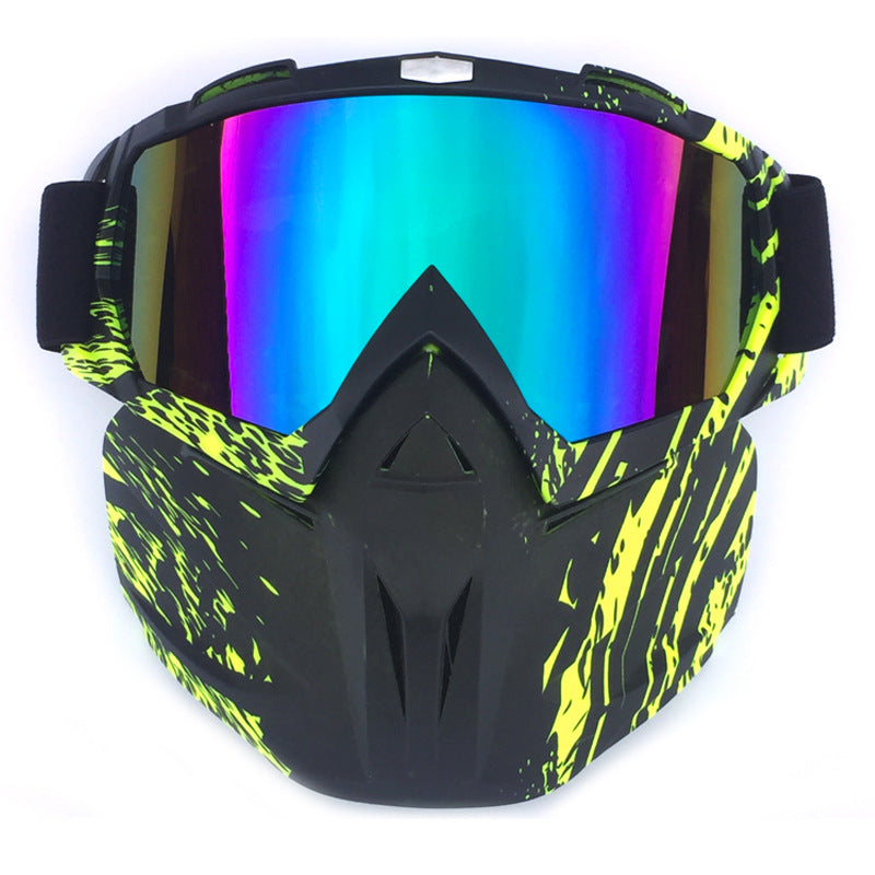 Windproof Anti-Fog Ski Goggles with Storage Box
