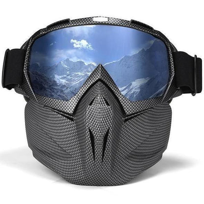 Windproof Anti-Fog Ski Goggles with Storage Box