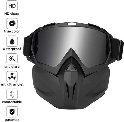 Windproof Anti-Fog Ski Goggles with Storage Box