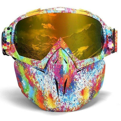 Windproof Anti-Fog Ski Goggles with Storage Box