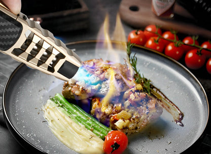 Windproof Torch Lighter Portable Butane Flame Igniter