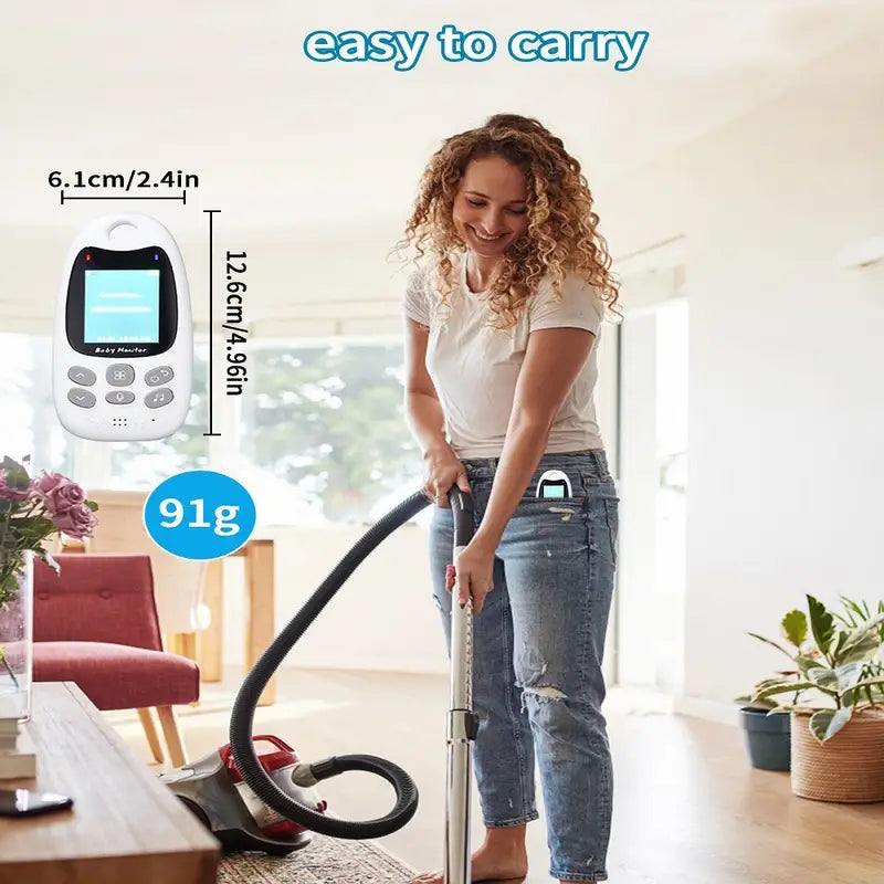 Wireless Baby Monitor Video Audio Night Vision Two-Way Communication