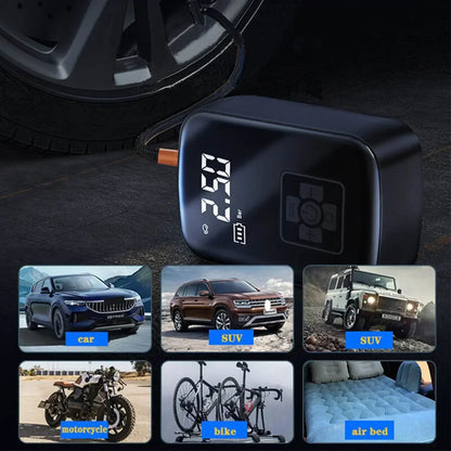 Wireless Car Air Compressor Digital Display