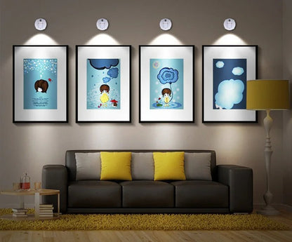 Wireless Circular LED Spotlight