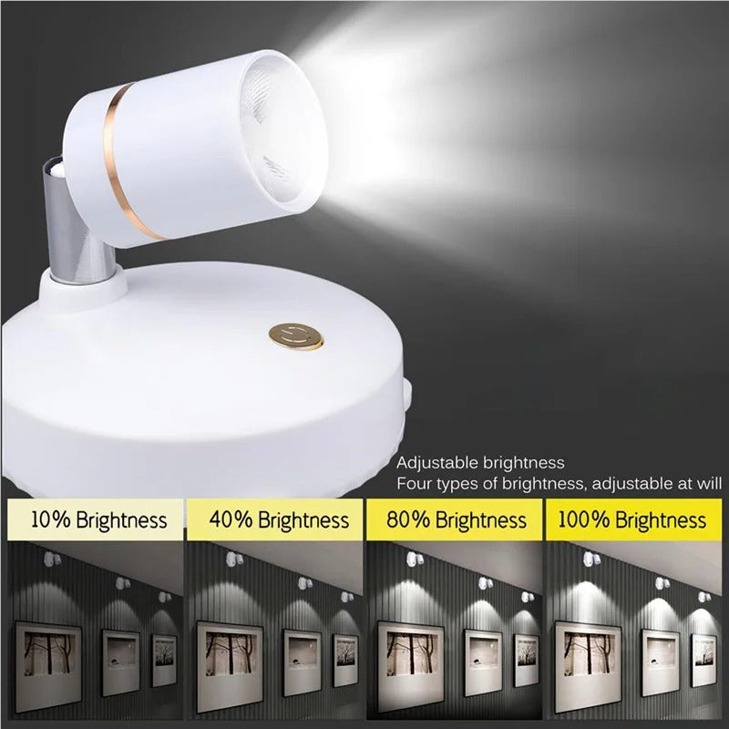 Wireless Circular LED Spotlight