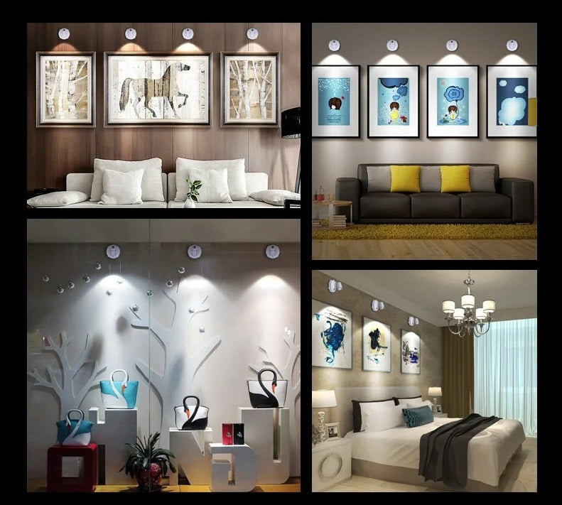 Wireless Circular LED Spotlight