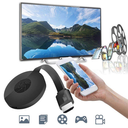 Wireless Video Streamer Chromecast Device TV Streaming Mirroring